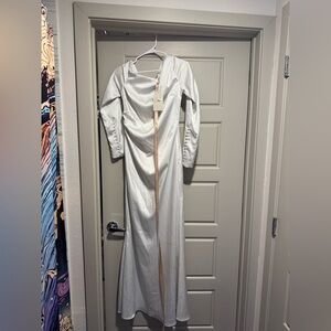 Meshki Avery Long Sleeve Maxi Dress - Ivory